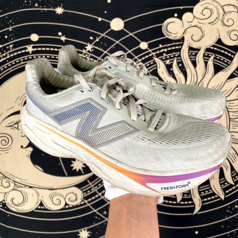 New Balance Fresh Foam X 1080 v14 Athletic Sneaker Womens White Mesh Size 8B